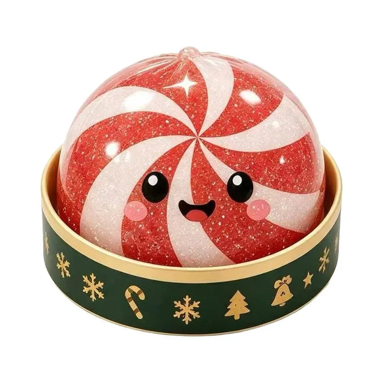 Squeeze Your Stress Away. 6-Piece Winter Squishy Collection.