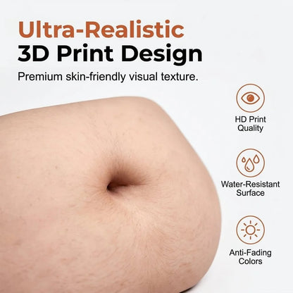 🎒Ultra-Realistic Beer Belly Fanny Pack - Funny Dad Bod Waist Bag😂