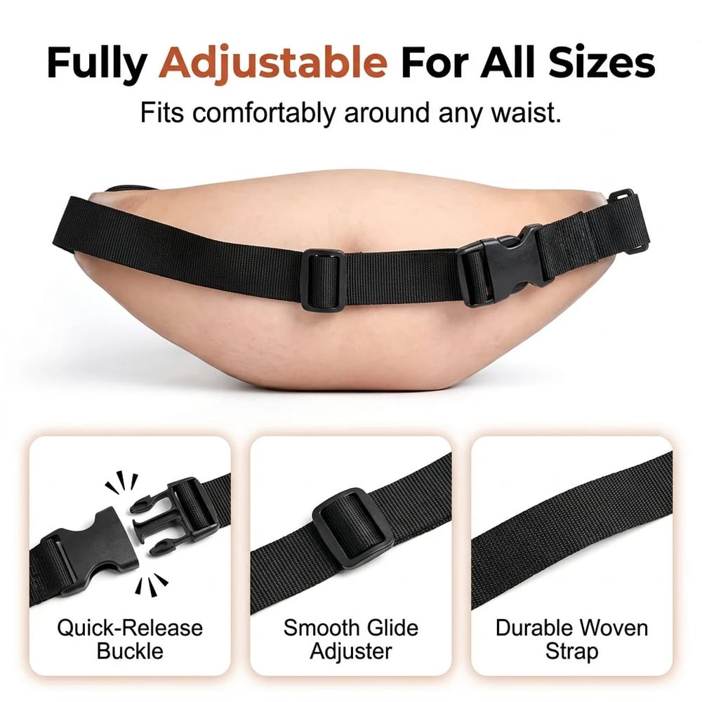 🎒Ultra-Realistic Beer Belly Fanny Pack - Funny Dad Bod Waist Bag😂