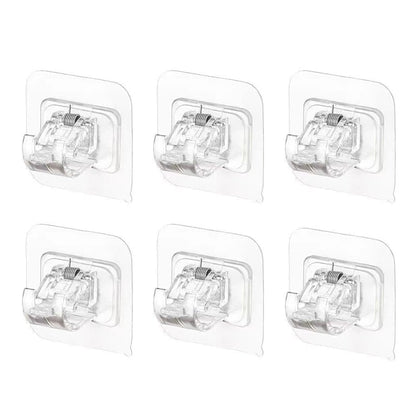 ✨ No-Drill Invisible Curtain Rod Holders – Strong, Waterproof & Easy to Install 🏠