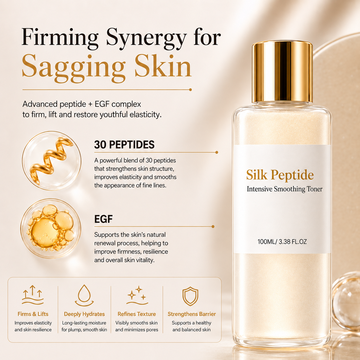 Silk Peptide Intensive Smoothing Toner