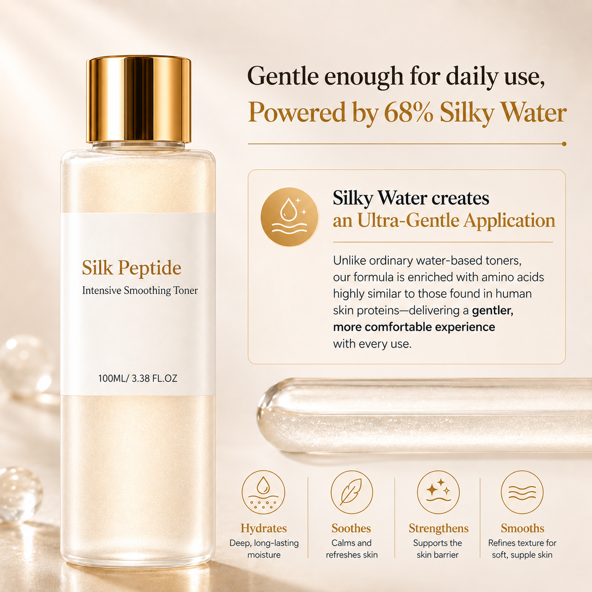 Silk Peptide Intensive Smoothing Toner