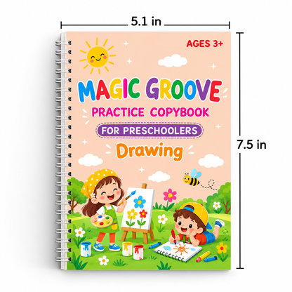 📚MagicBook | Kids Practice Copybook Set (4Pcs/Set)